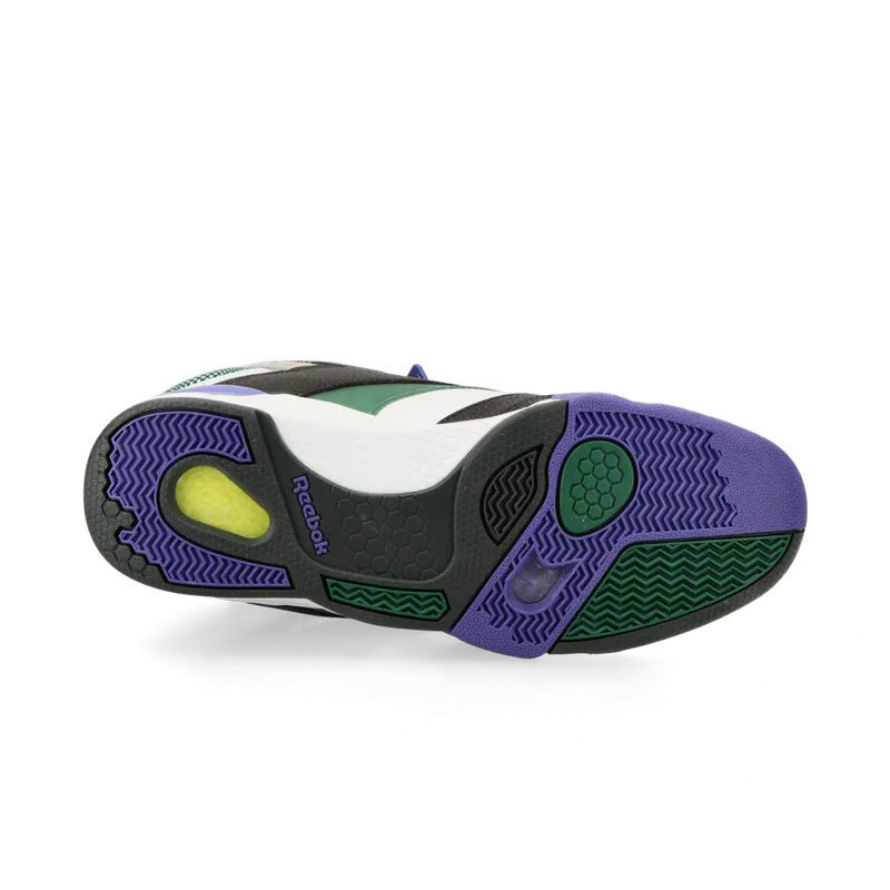 Reebok Shaq Victory Pump Shoes Cloud White / Core Black / Dark Green (H06494)