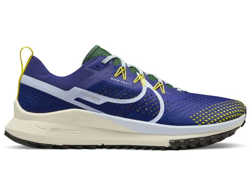 Nike React Pegasus Trail 4 Deep Royal Yellow Strike (DJ6158-400)
