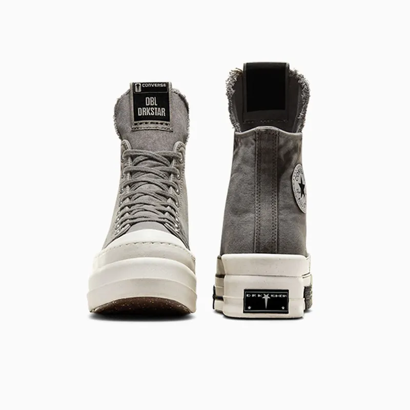 Converse DBL DRKSTAR Chuck Taylor All Star 70 Hi Rick Owens DRKSHDW Overdye Concrete (A06755C)