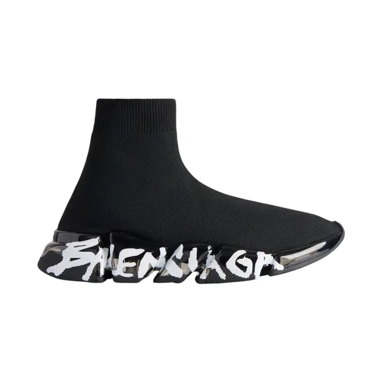 Balenciaga Speed 2.0 Graffiti Black White (617239 W2DIA 1190)