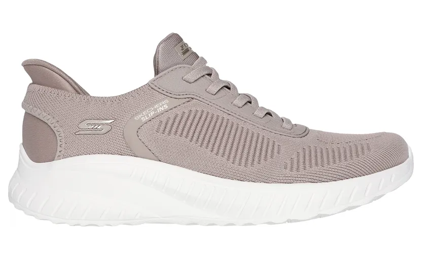 Skechers Slip-ins: BOBS Sport Squad Chaos – Taupe – “Beige” (117497 TPE)