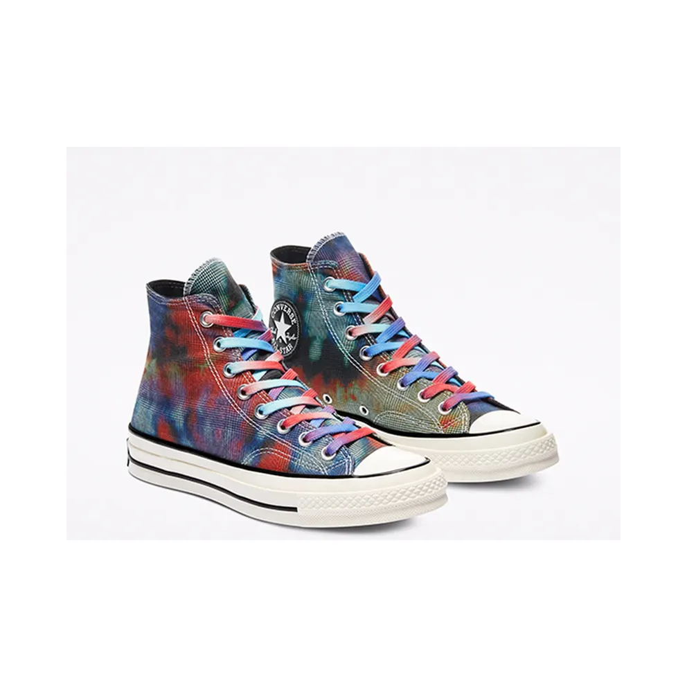Converse Chuck Taylor All-Star 70s Hi Tie Dye Plaid Mint/Cactus Flower-Dewberry (168752C)