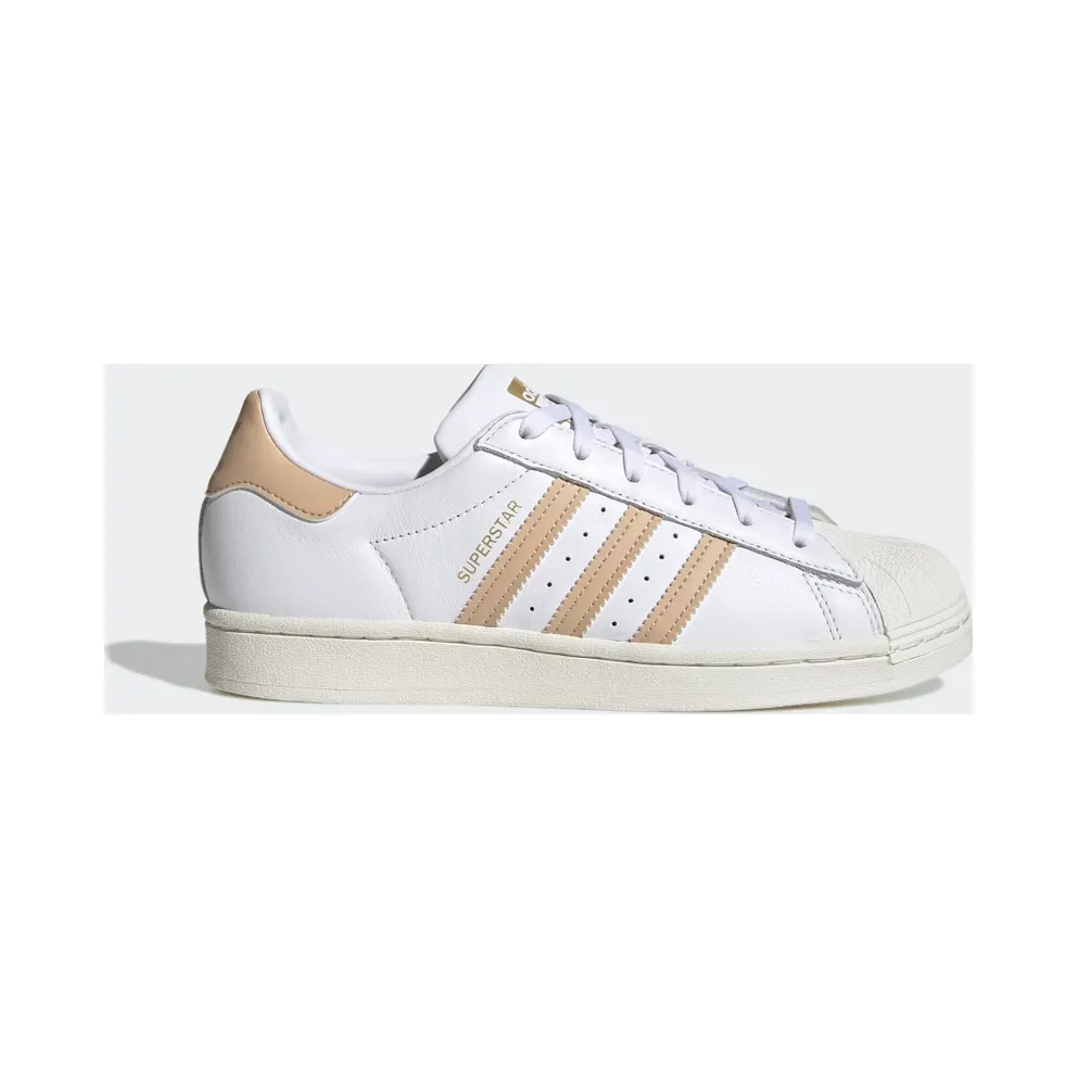 adidas Superstar Schuh Cloud White / Magic Beige / Off White (HQ3968)