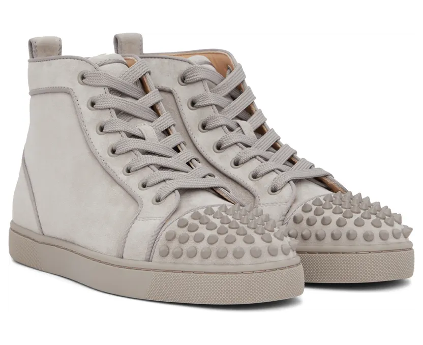 Christian Louboutin Lou Spikes Orlato High-Top Sneakers (1170725) (4)