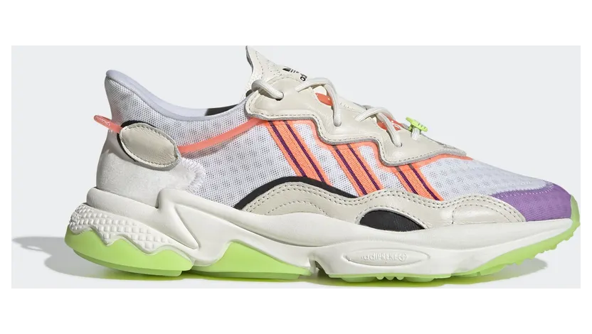 Adidas Ozweego ‘Signal Green Purple’ Off White/Signal Green/Glory Purple (FX3814)