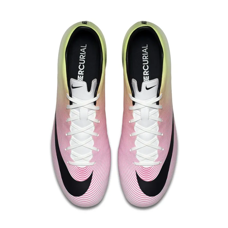 Nike  Mercurial Victory V FG White Black Volt Total Orange White/Black-Volt-Total Orange (651632-107)