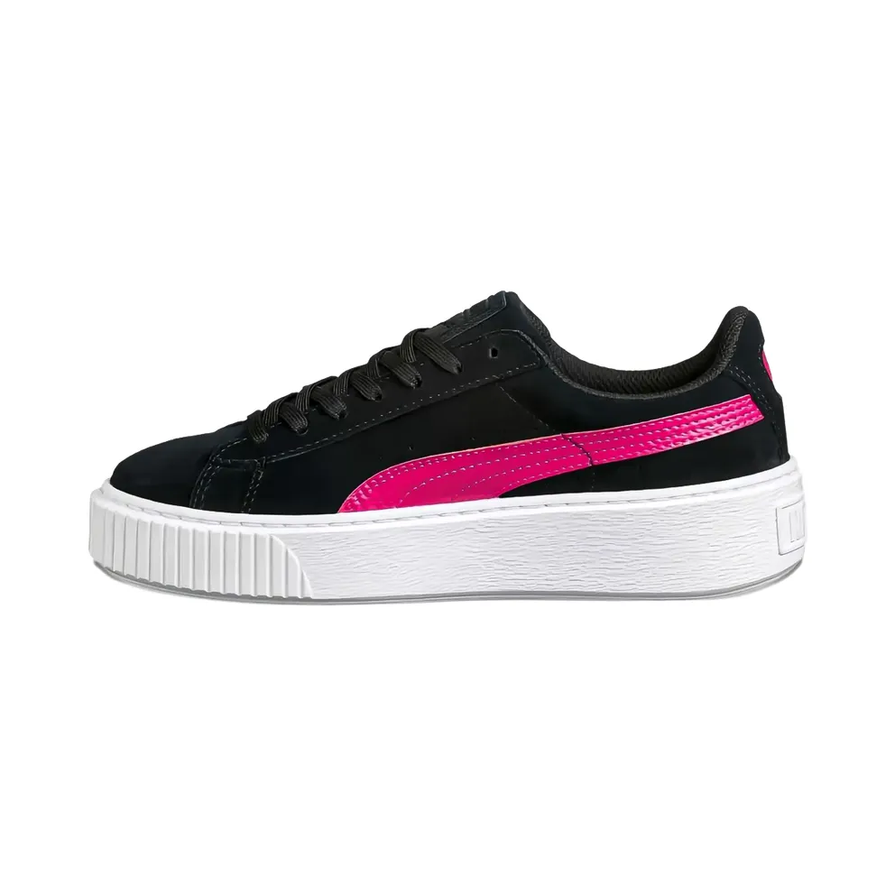 Puma Suede Platform Snake “Black Pink” (363906-01)