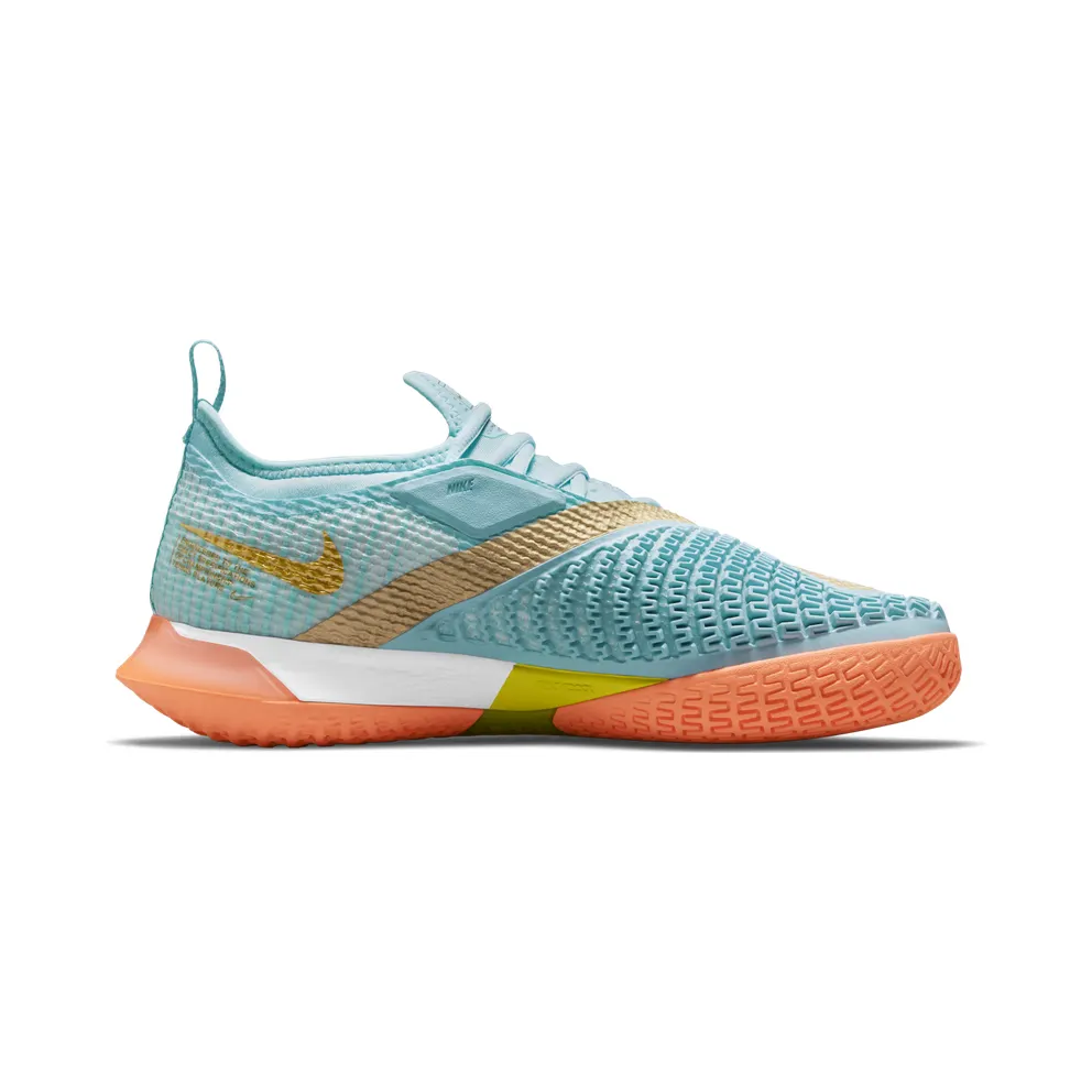 NikeCourt React Vapor Nxt Hardcourt Blue “Copa / Bright Mango / White / Metallic Gold” (CV0742-400)