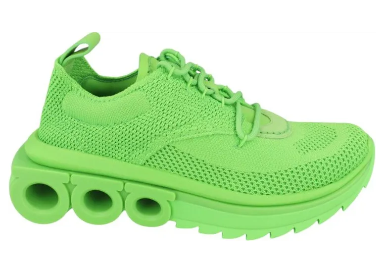Ferragamo Nima Knit Sneakers Green (030391-762792-M)