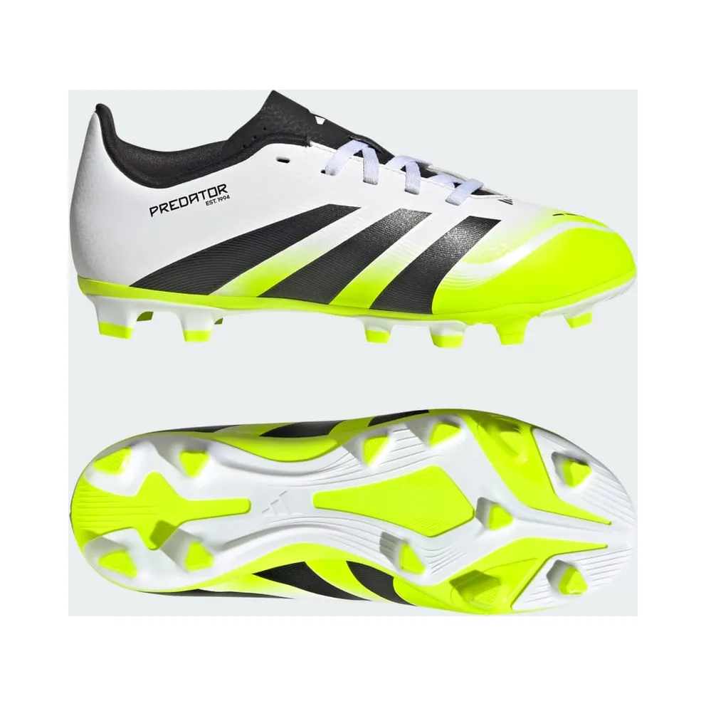 adidas Predator Club FG/MG Cloud White Core Black Lucid Lemon (JH8868)