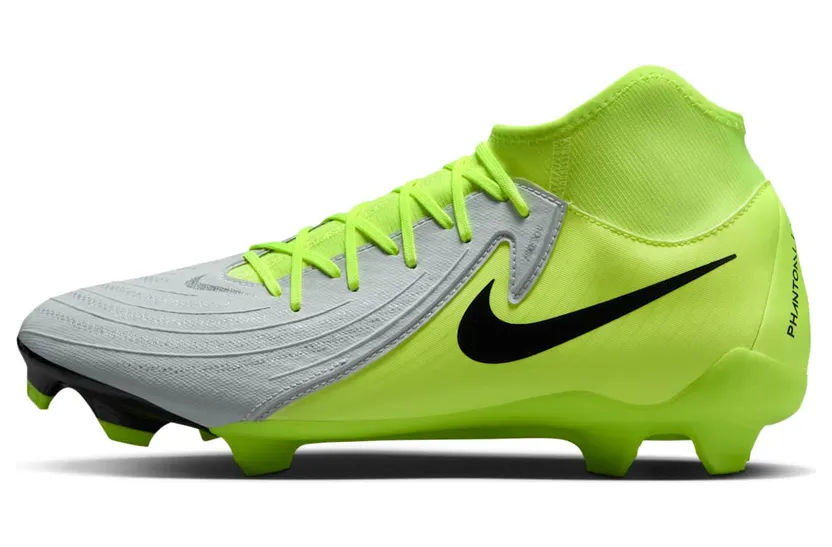 Nike Phantom Luna 2 Academy MG Metallic Silver Volt Black (FD6725-003)