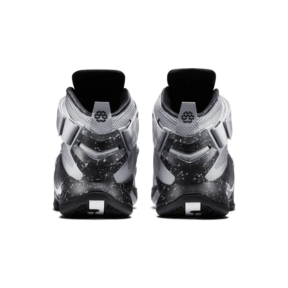 LeBron Soldier 9 Wolf Grey/Black-White (749490-010)