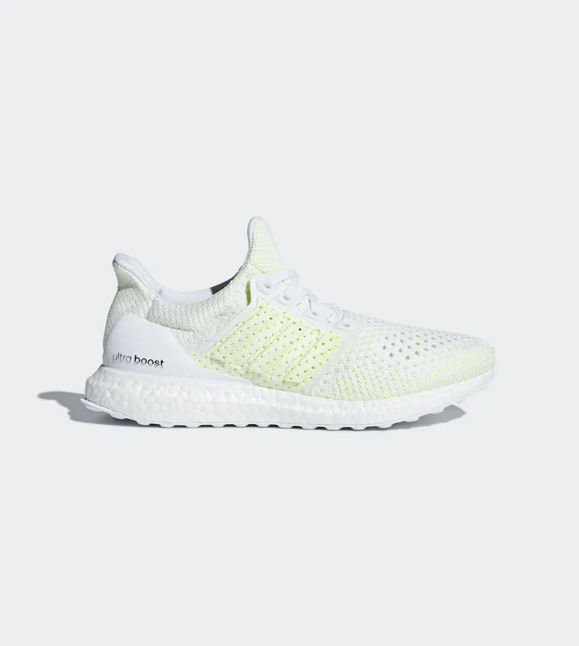 Adidas Ultra Boost Clima White / Footwear White-Solar Yellow (Shock Yellow) (AQ0481)