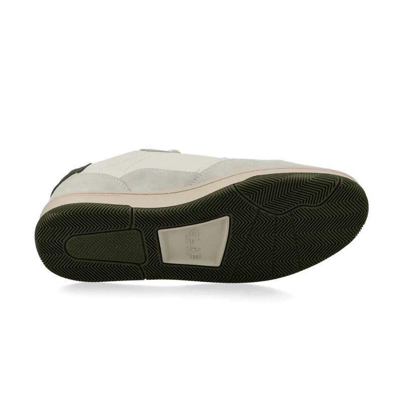 CLAE Elford (white leather olive) – CL23CEF01
