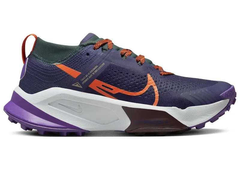 Nike ZoomX Zegama Purple Ink Deep Jungle Purple Cosmos Safety Orange (DH0625-500)