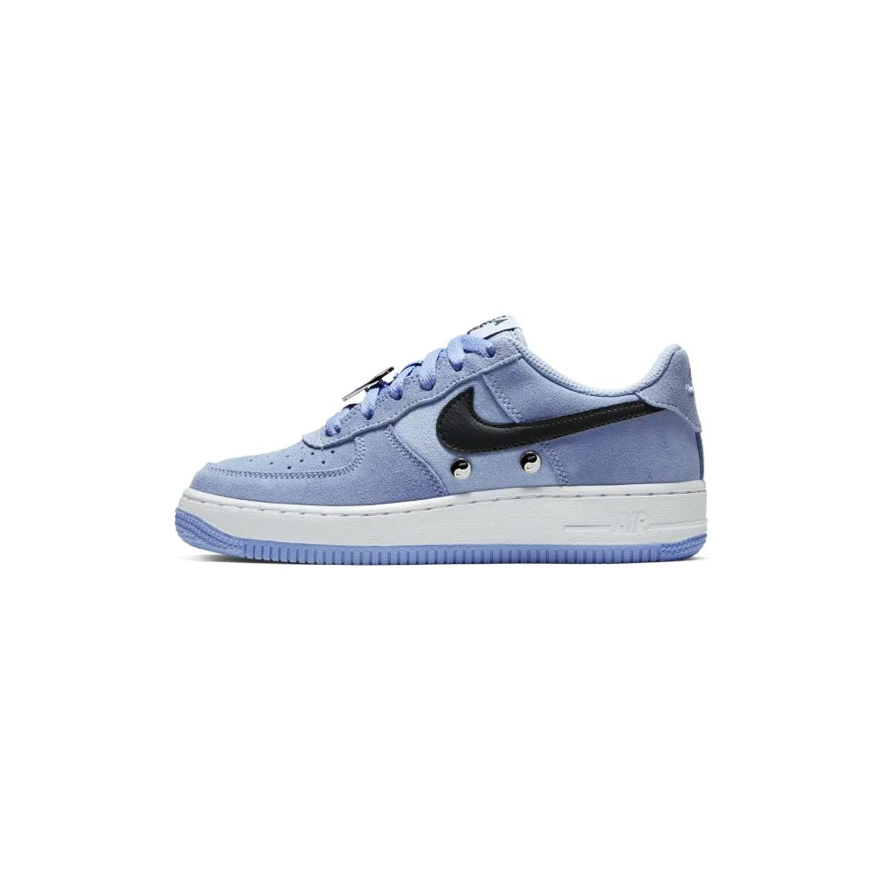Nike Air Force 1 Low Have a Day Indigo Fog (GS) Aluminum/Black-White (BQ8273-400)
