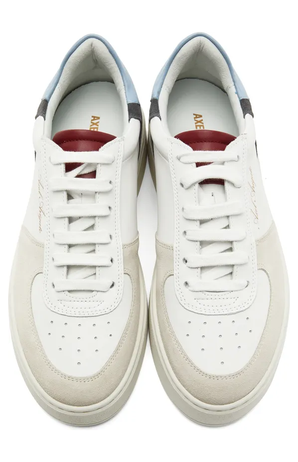 Axel Arigato White & Blue Orbit Sneakers (24001) (5)
