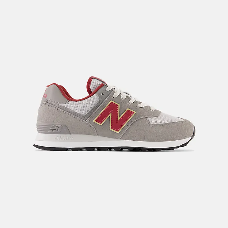 New Balance 574 Marblehead Summer Fog Cardinal (U574EGL)
