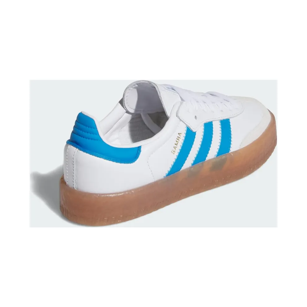 Adidas Sambae GS “Cloud White Bright Blue Gold Metallic” (JQ1236)