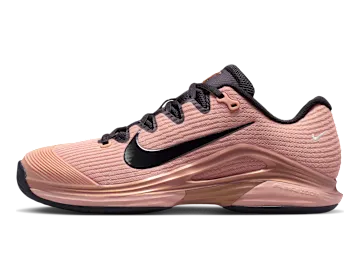 Nike Vapor 12 PRM Hard Court “Metallic Red Bronze/Pure Platinum/Black” (IM4330-900)
