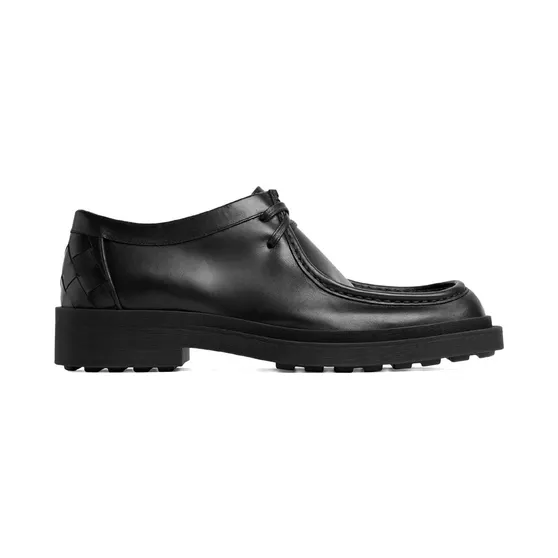 Bottega Veneta Ben Leather Shoes Black