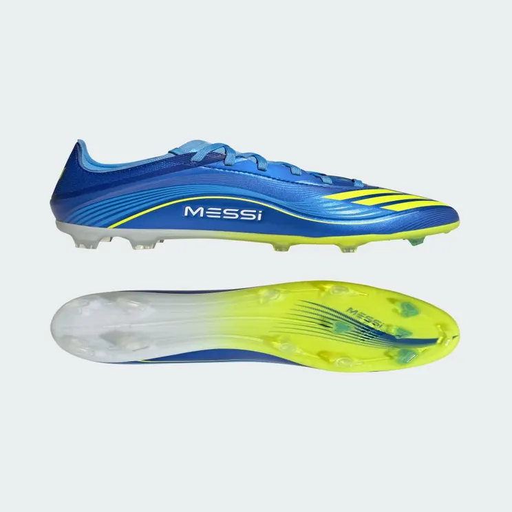 adidas F50 Messi Elite Firm Ground Boots Kids “Royal Blue / Solar Yellow / Semi Blue Burst” (JP7450)
