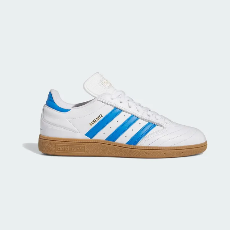 adidas Busenitz Shoes Cloud White / Blue Bird / Gold Metallic (IE3101)
