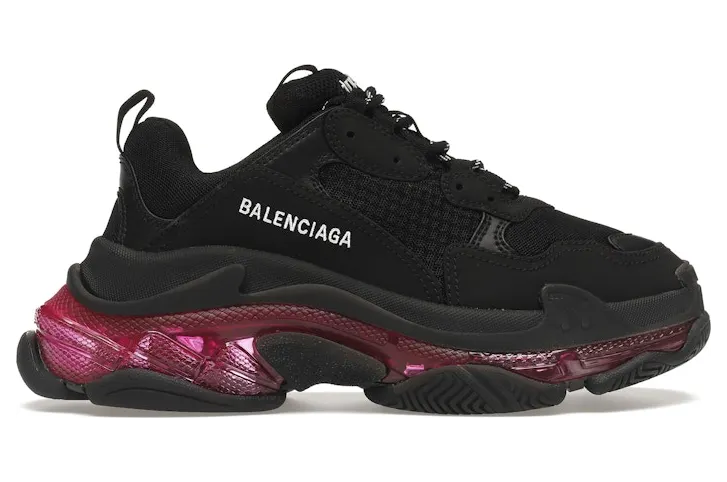 Balenciaga Triple S Clear Sole Neon Pink (W)
