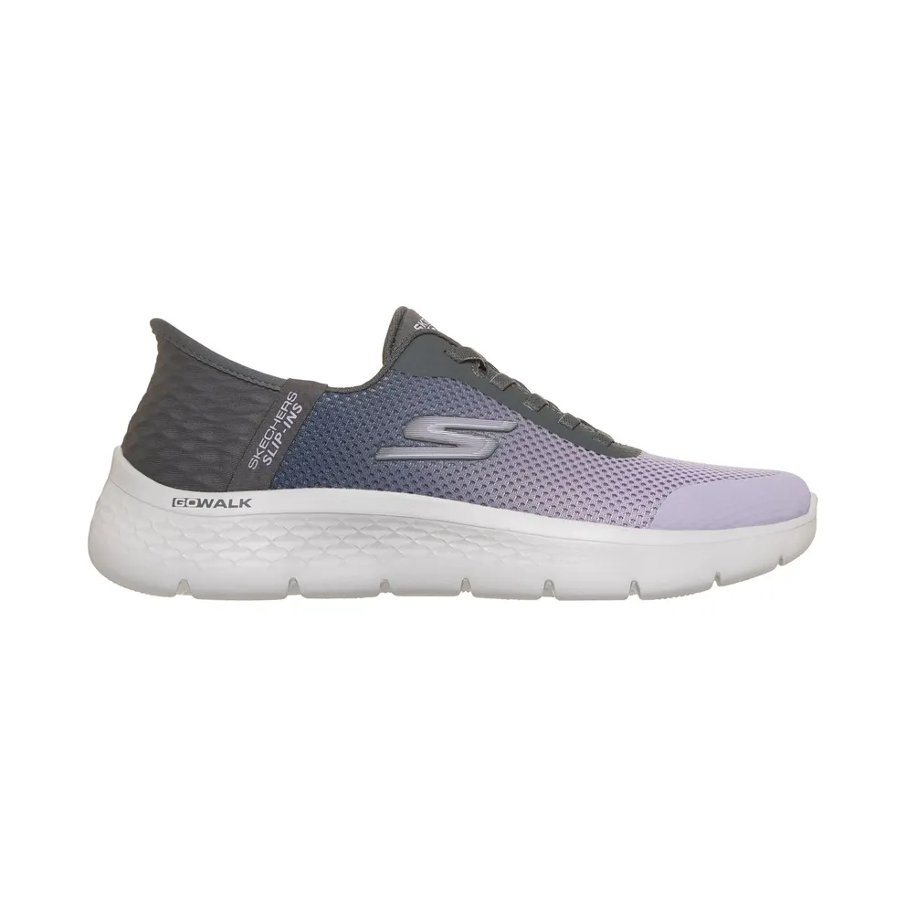 Skechers Slip-ins: GO WALK Flex – Grand Entry Sneaker Houtskool/Lavendel