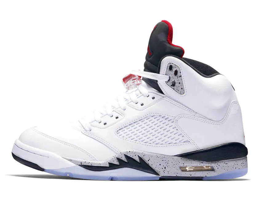 Air Jordan Nike AJ 5 V Retro White Cement 2017 (136027-104)