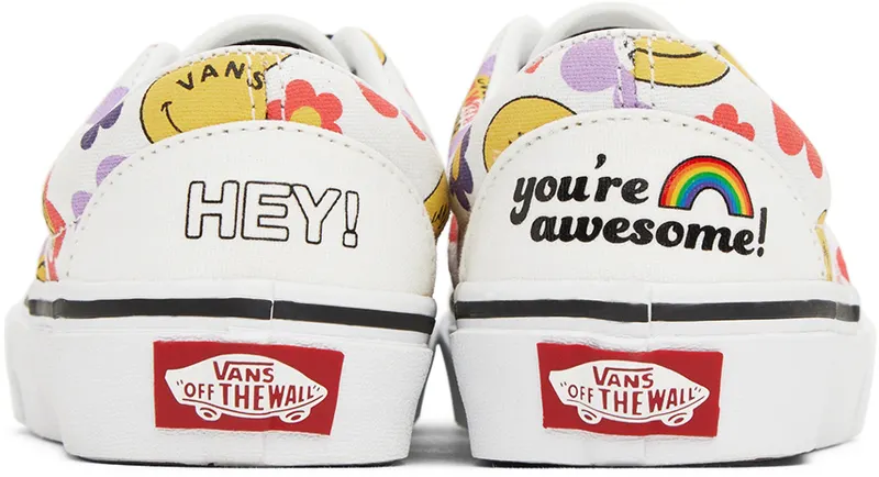 Vans Kids White Era Little Kids (VN000YMAW00)