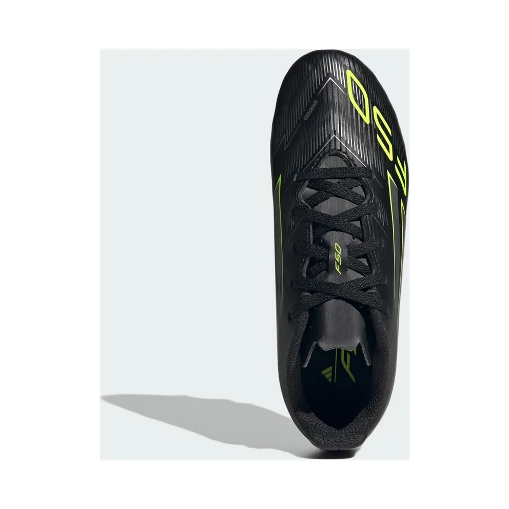 adidas F50 Club FG/MG Core Black Iron Metallic Lucid Lemon (JI0028)
