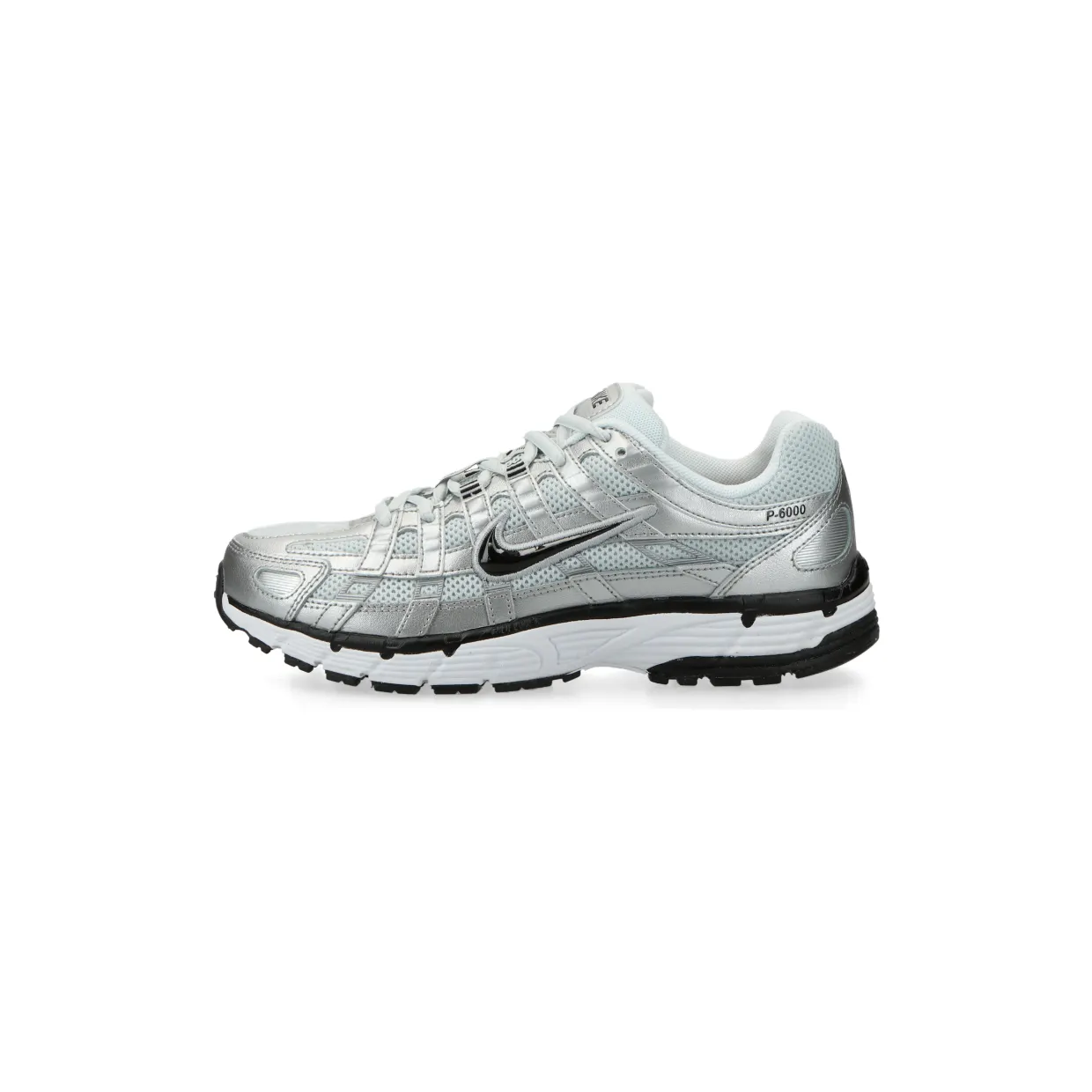 Nike WMNS P-6000 (white / black / metallic silver)  - FD9876-101