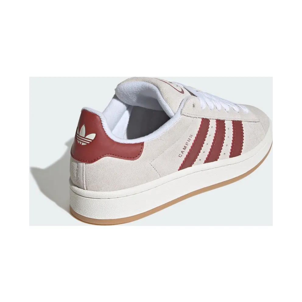 Adidas Campus 00s Crystal White / Core White / Preloved Ruby (JQ7783)