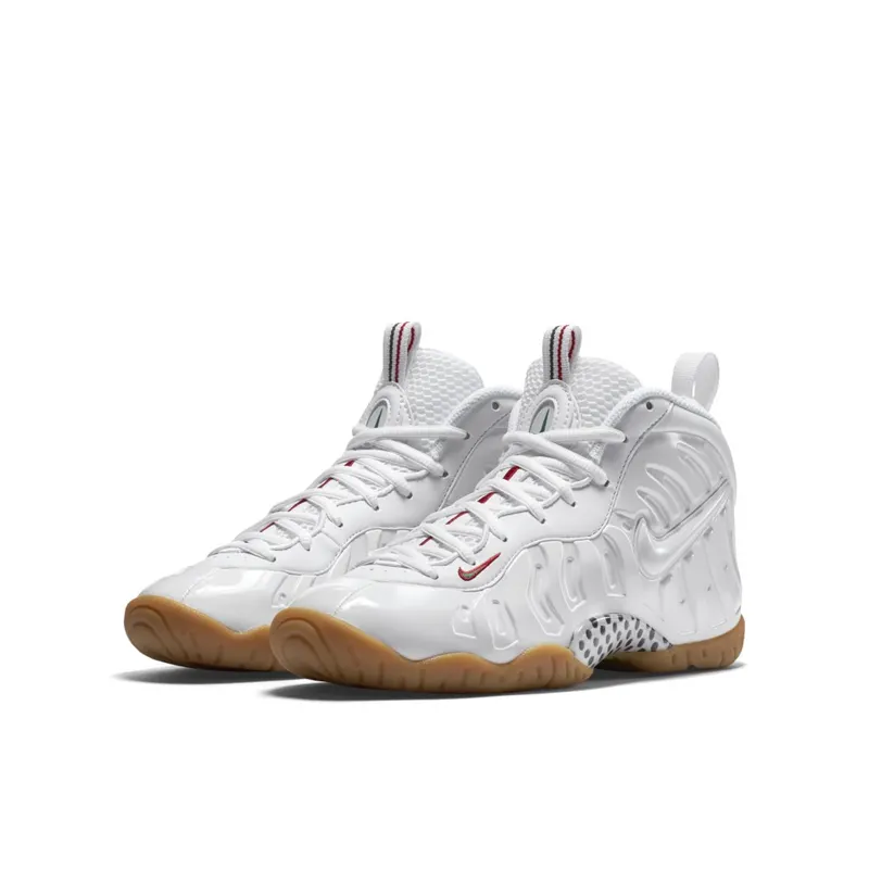 Nike Air Foamposite Pro White Gucci (GS) White/White-Gym Red-Gorge Green (644792-100)