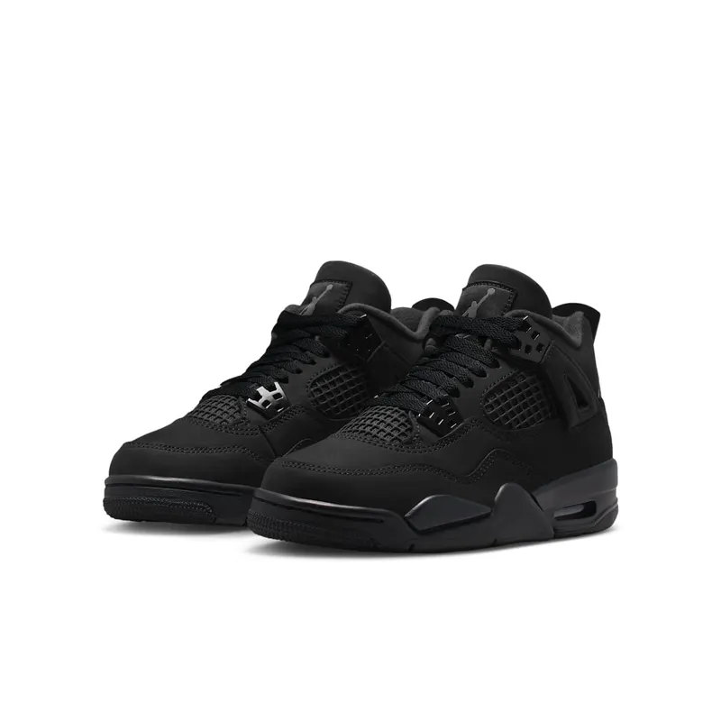 Air Jordan 4 Retro GS “Black Cat (2025)” (IB4171-010)