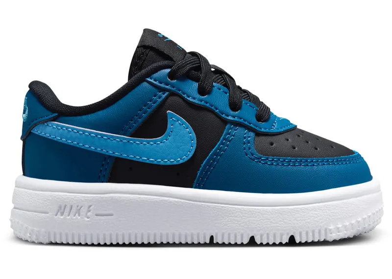 Nike Air Force One Low Black / Court Blue / White (IF1674-012)