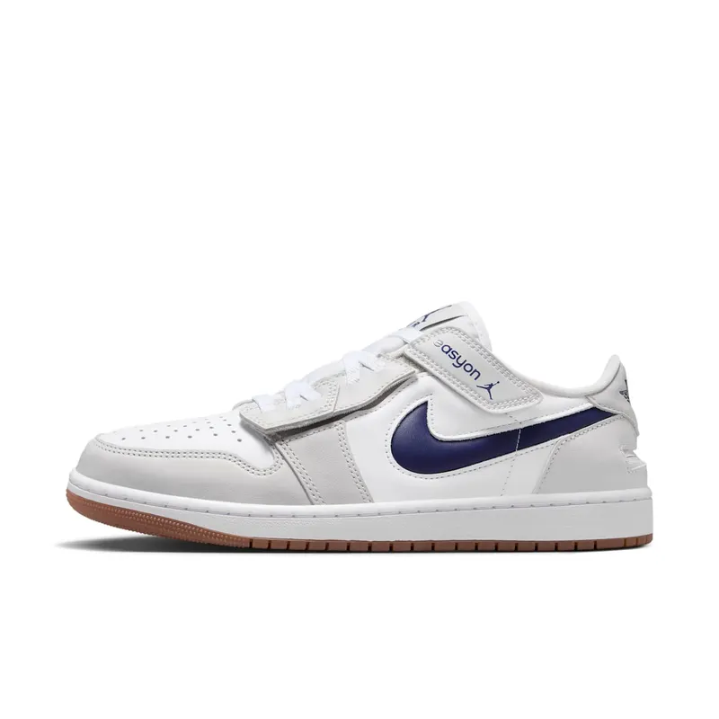 Jordan 1 Low EasyOn White Neutral Grey Gum Midnight Navy (DM1206-146)