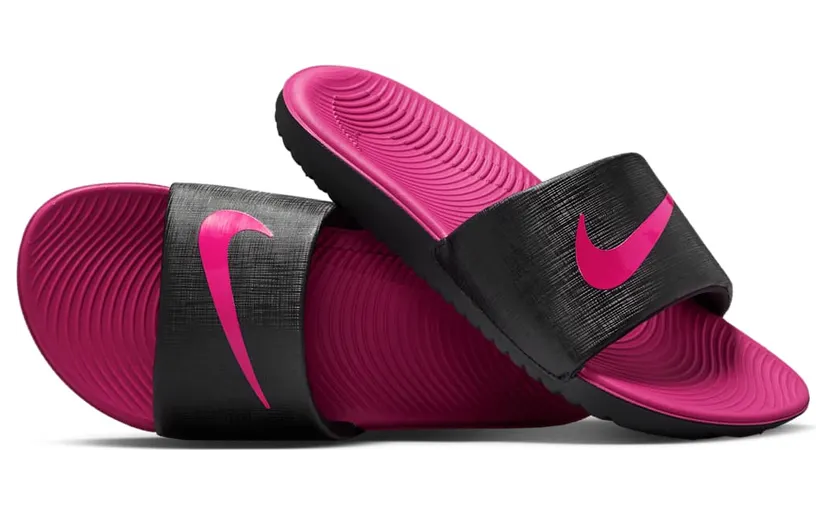 Nike Kawa Slide Black Vivid Pink (DD8519-001)