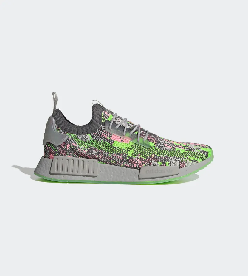 Adidas NMD_R1 Primeknit ‘Hyper Pop’ Grey Two/Grey Two/Hyper Pop (G57939)