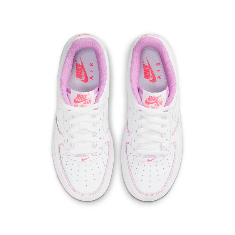 Nike Air Force 1 ’07 Stitch Fuchsia Glow Hyper Pink (GS) (2021) (CW1575-110)