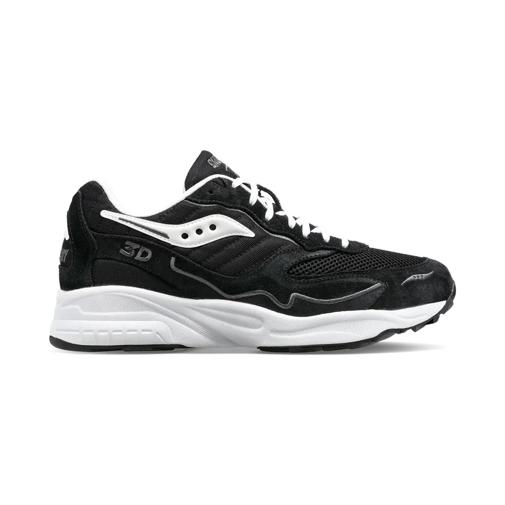 Saucony 3D Grid Hurricane Black White (S70699-2)