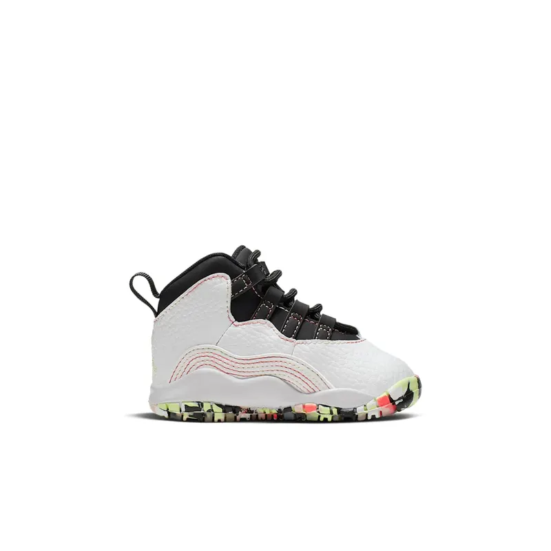 Jordan 10 Retro White Barely Volt Ember Glow (TD) White/Barely Volt-Black-Ember Glow (BV1845-176)