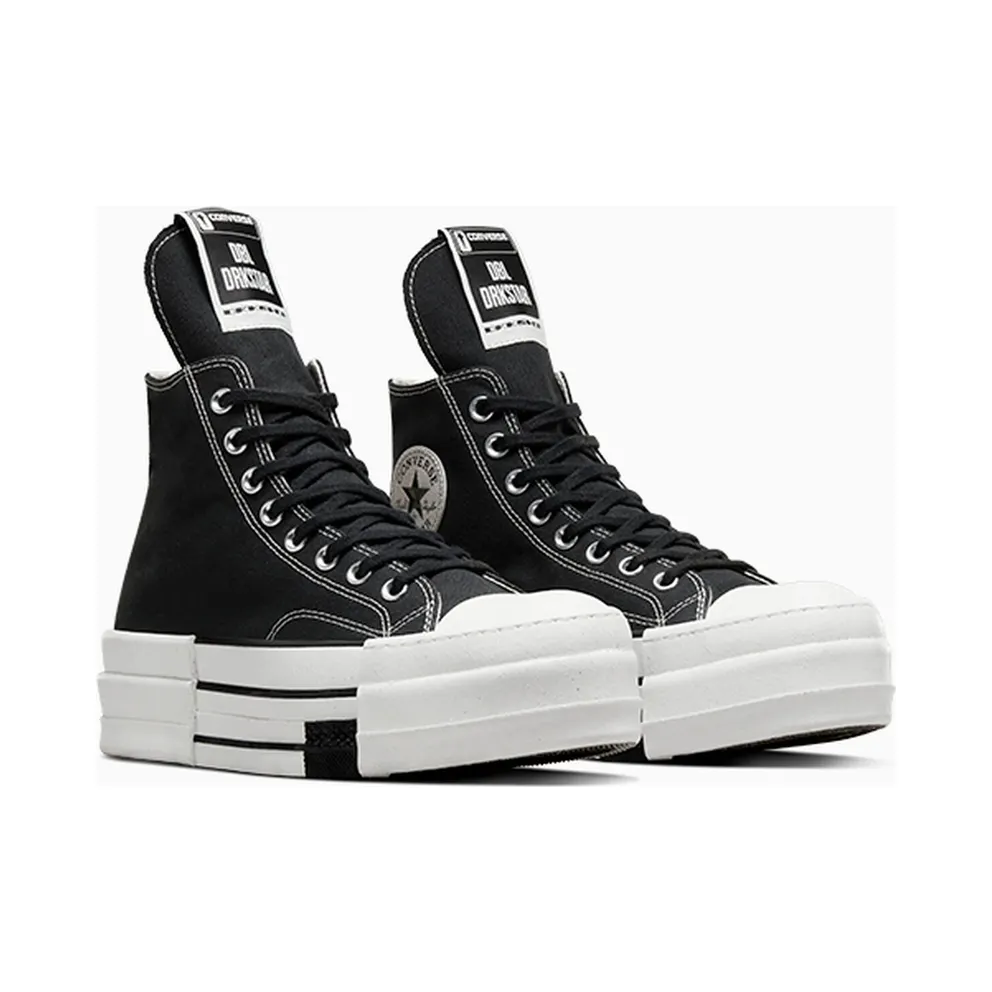 Converse DRKSHDW Chuck Taylor All Star DBL DRKSTAR Hi Rick Owens DRKSTAR Black (A04954C)