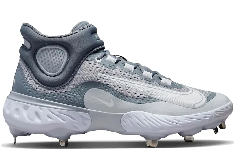 Nike Alpha Huarache Elite 4 Mid Wolf Grey White (DJ6520-012)