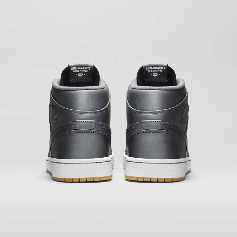 Jordan 1 Retro Mid Nouveau Cool Grey Cool Grey/White/Gum Light Brown (629151-007)