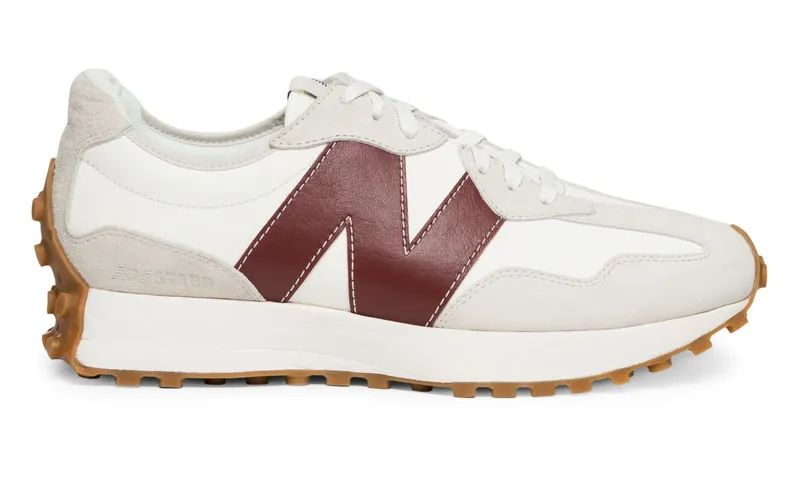 New Balance 327 STAUD (W) White/Burgundy (WS327SG)
