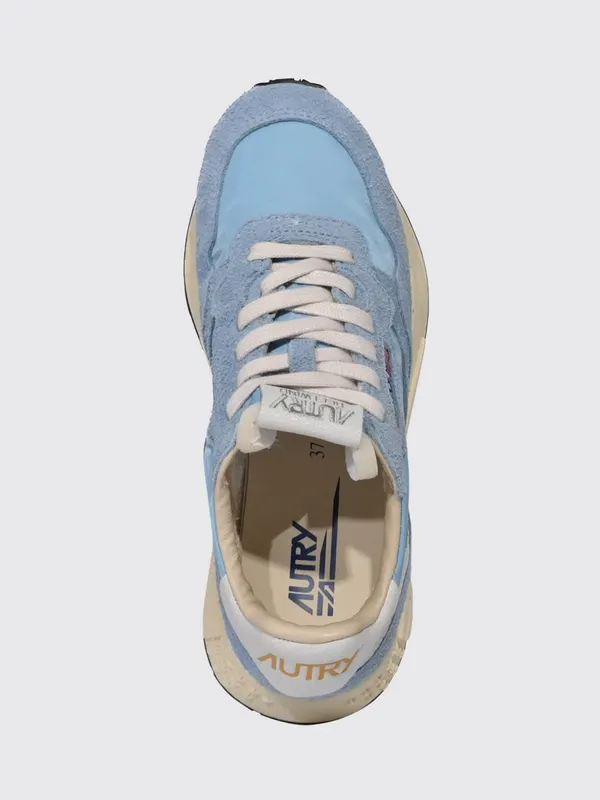 Autry Reelwind Suede and Nylon White (WWLWNC34)
