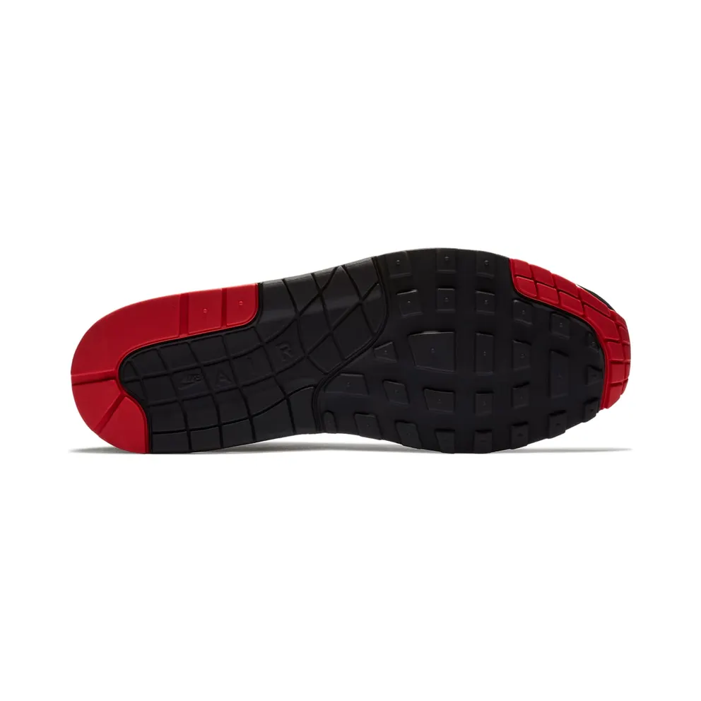Nike Air Max 1 Mini Swoosh Bred Black/Oil Grey-University Red (875844-007)