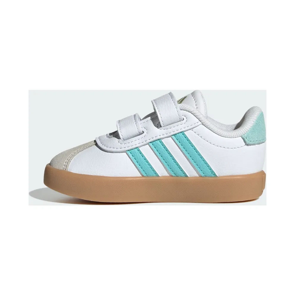 adidas VL Court 3.0 Cloud White Flash Aqua Alumina (JS2597)